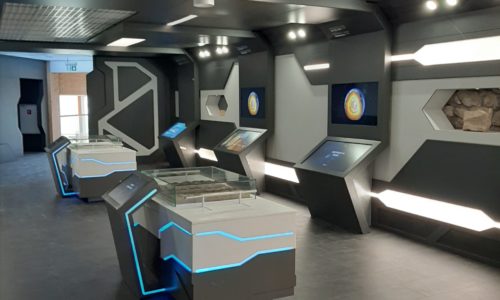 Permanent exhibition and Geological Garden of Experience in the Geoeducation Centre