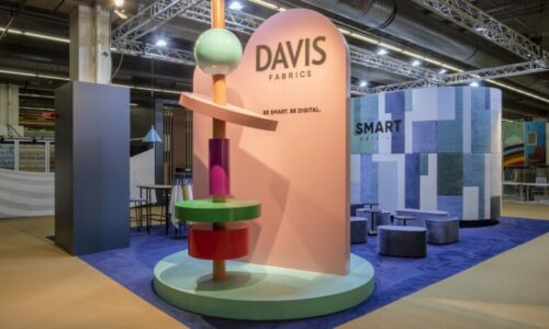 Exhibition pavilion for Davis Fabrics